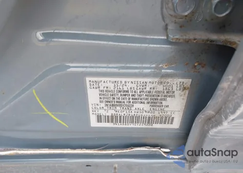 2025 Nissan Sentra Sr z USA, uszkodzony, nr VIN 3N1AB8DV9SY259228